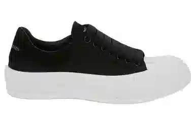 Alexander McQueen Deck Plimsoll Black