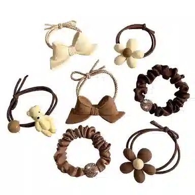 彤彤兔 简约复古可爱 橡皮筋高弹力 发圈 女款