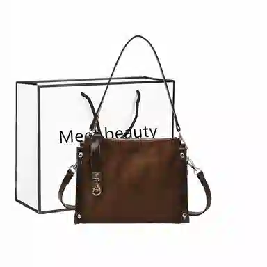 菲姿卓尔 小众复古时尚百搭通勤斜挎包 毛呢 单肩包 常规 女款 多色