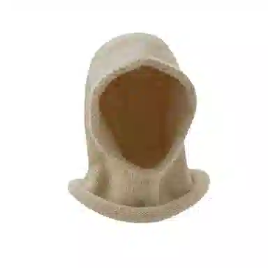 北极绒 秋冬季巴拉克拉法帽大头围百搭保暖围脖一体针织套头帽 聚酯纤维 绒线帽 男女同款情侣款