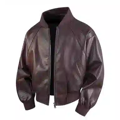 SNOW FLYING Pilot PU Leather Jacket