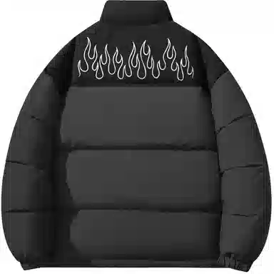 ROBINHOOD Flame Logo Down Jacket