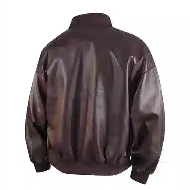 SNOW FLYING Pilot PU Leather Jacket