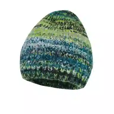 北极绒 秋冬季小众渐变条纹多巴胺彩色盆帽保暖护耳显脸小 涤纶 绒线帽 男女同款情侣款