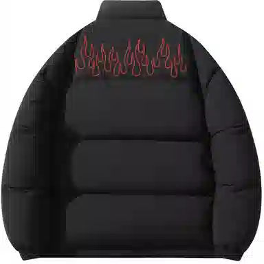 ROBINHOOD Flame Logo Down Jacket