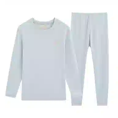 贴身领域 秋冬羊绒蚕丝德绒内衣女士初高中学生加厚秋衣秋裤女冬季保暖套装 女款