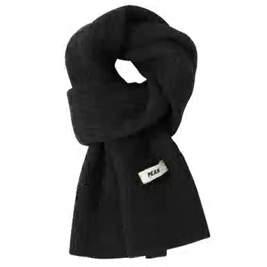 匹克 纯色舒适保暖柔软休闲百搭经典本命年 羊毛 绒线围巾 男女同款情侣款