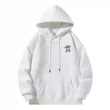 莫代尔 秋冬个性慵懒百搭嘻哈风加大加宽连帽卫衣打底衣 男女同款