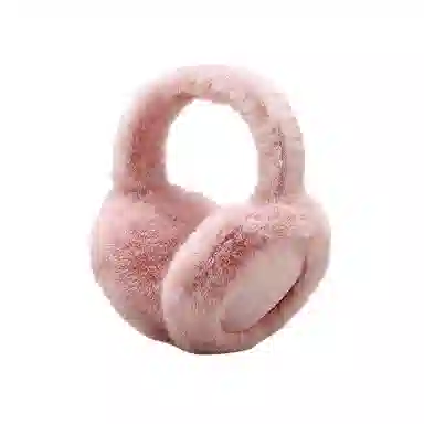 艾佳微 可爱毛绒耳套加厚便携包耳暖高颜值大学生防寒户外旅游 聚酯纤维 耳罩 男女同款情侣款