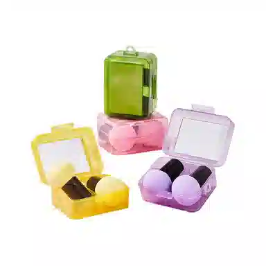 顽顽  带镜子蘑菇头美妆蛋组合套装 易上妆