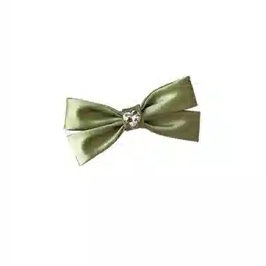 贯古今 韩系新款复古爱心蝴蝶结高级感气质简约百搭 布艺 发夹 女款