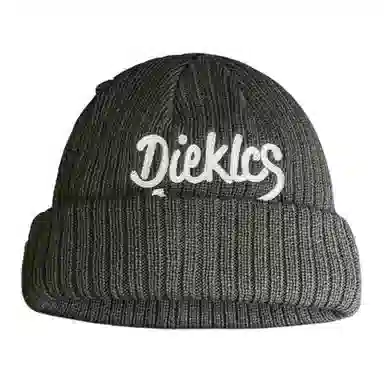 艾佳微 字母刺绣潮牌百搭保针织套头 腈纶 绒线帽 男女同款情侣款