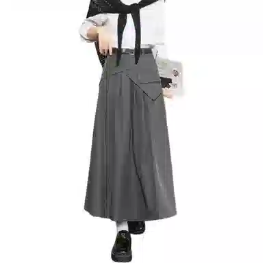 法文箱子 高级感小个子中长款休闲长裙 女款