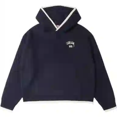 Stussy Wales Bonner FW25 CASHMERE HOODIE logo