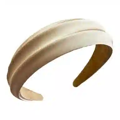 贯古今 美拉德缎面高颅顶新款高级感压发头饰百搭洗脸头箍显脸小发饰 布艺 发箍 女款