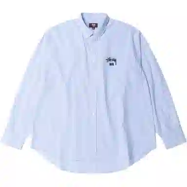 Stussy Wales Bonner FW25 POPLIN SHIRT logo