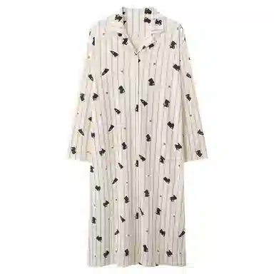 桔内 长袖可爱甜美家居服睡裙 女款