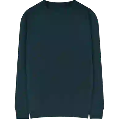 乱步 美式休闲宽松纯色打底衫圆领长袖卫衣 男女同款