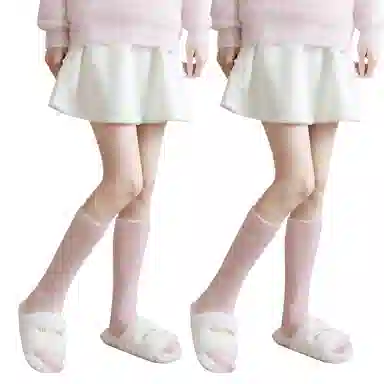 兰缪 秋冬水貂绒小腿袜加绒加厚保暖舒适亲肤不勒搭配雪地靴氛围感地板袜毛绒居家高筒袜 女款