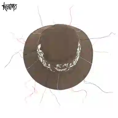 肯默 潮酷嘻哈丝线 棉 渔夫帽 男女同款情侣款