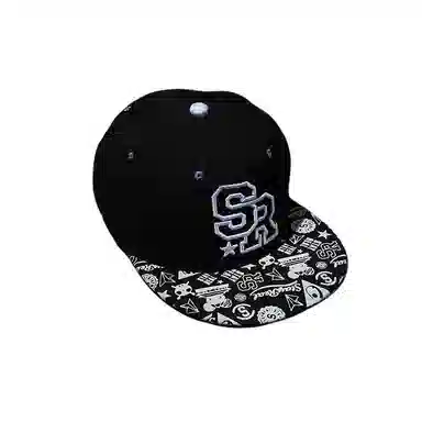 艾佳微 字母时尚青春嘻哈帽 户外运动遮阳帽 百搭街头潮流 腈纶 棒球帽 男女同款情侣款