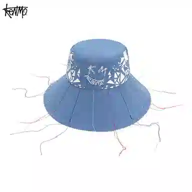 肯默 潮酷嘻哈丝线 棉 渔夫帽 男女同款情侣款