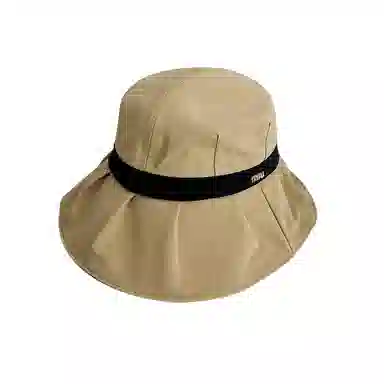 稻草人 简约撞色显脸小 户外游玩遮阳防晒 时尚韩版 聚酯纤维 渔夫帽 女款