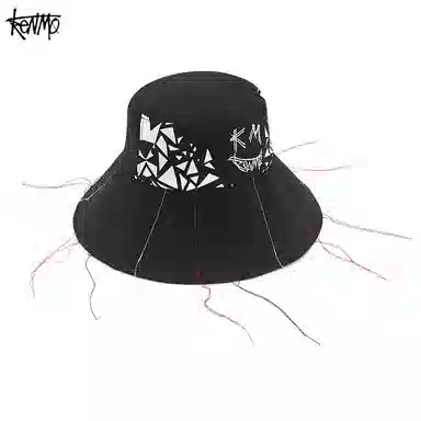 肯默 潮酷嘻哈丝线 棉 渔夫帽 男女同款情侣款