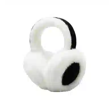 艾佳微 可爱毛绒耳套加厚便携包耳暖高颜值大学生防寒户外旅游 聚酯纤维 耳罩 男女同款情侣款