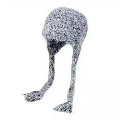 北极绒 潮流韩版小众设计感保暖百搭时尚大头围显脸小帽 聚酯纤维 绒线帽 男女同款情侣款