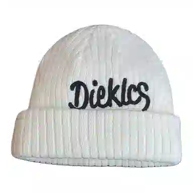 艾佳微 字母刺绣潮牌百搭保针织套头 腈纶 绒线帽 男女同款情侣款