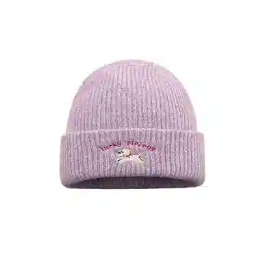 祎步康 韩系小狗针织毛线帽秋冬季柔软时尚百搭显脸小保暖 腈纶 帽子 男女同款情侣款