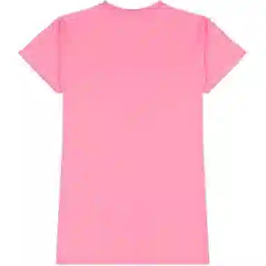 Moschino Kids Letter Print Dress Pink