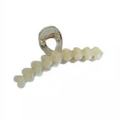 左欧 超大号爱心 高级感发量多头发 亚克力 发夹 女款