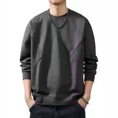 贵色 高端美式拼接宽松卫衣 男款