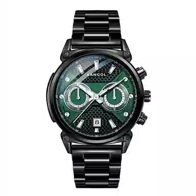 KANGOL Multifunction Watch Green Dial
