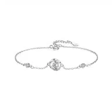 【S925银 心动告白】 七七银饰 莫比乌斯 兜兜转转还是你 跳动的心浪漫主义 甜蜜时尚简约通勤百搭好运 纯银 项链 女款