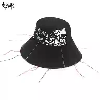 肯默 潮酷嘻哈丝线 棉 渔夫帽 男女同款情侣款