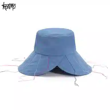 肯默 潮酷嘻哈丝线 棉 渔夫帽 男女同款情侣款