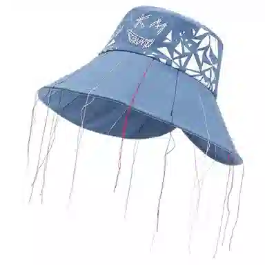 肯默 潮酷嘻哈丝线 棉 渔夫帽 男女同款情侣款