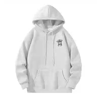 莫代尔 秋冬个性慵懒百搭嘻哈风加大加宽连帽卫衣打底衣 男女同款