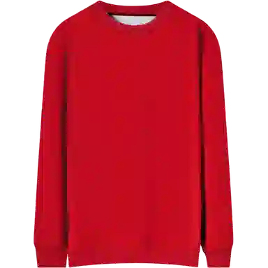 乱步 美式休闲宽松纯色打底衫圆领长袖卫衣 男女同款