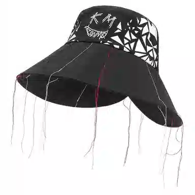 肯默 潮酷嘻哈丝线 棉 渔夫帽 男女同款情侣款