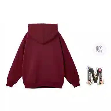 棉购 休闲优雅气质清新连帽长袖卫衣 女款