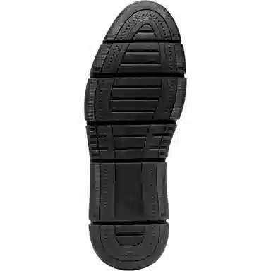 Cole Haan Brogue Lace-Up Platform Oxford Black