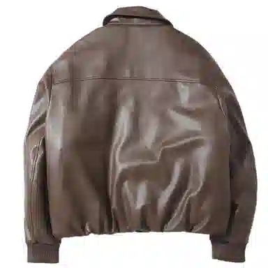 希越 复古翻领机车风羽绒服 男款