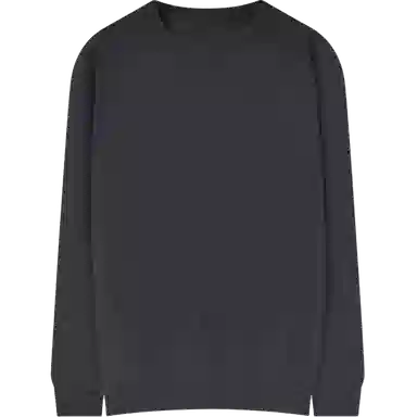 乱步 美式休闲宽松纯色打底衫圆领长袖卫衣 男女同款