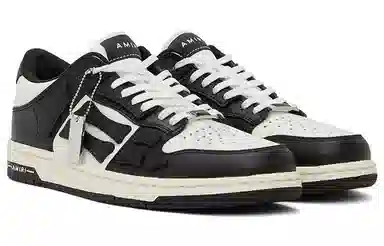 AMIRI Bone Runner Black White