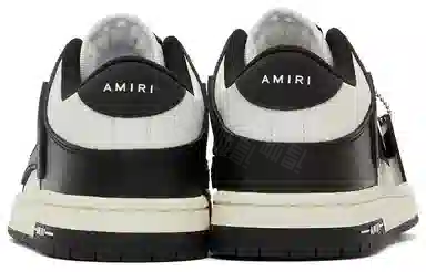 AMIRI Bone Runner Black White