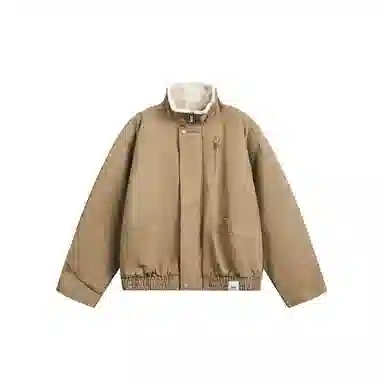 【dme】 日系复古潮流时尚宽松立领保暖加绒棉衣外套男冬款休闲设计中性工装棉服夹克 男女同款